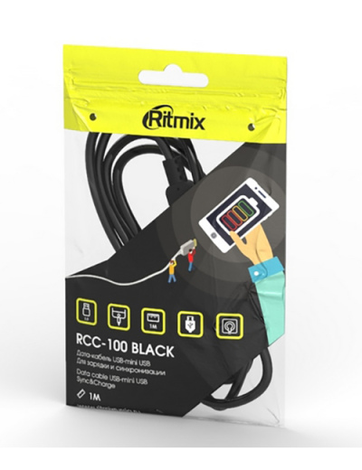 Լար հեռախոսի Ritmix RCC-100 Black