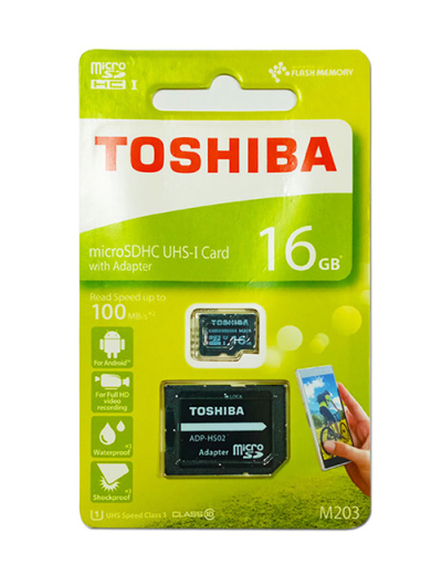 Քարտ MicroSD Toshiba 16Gb